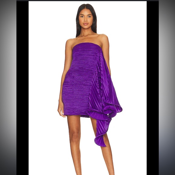 AMUR Kayleigh Dress in Royal Purple (Brand New) - Picture 5 of 10